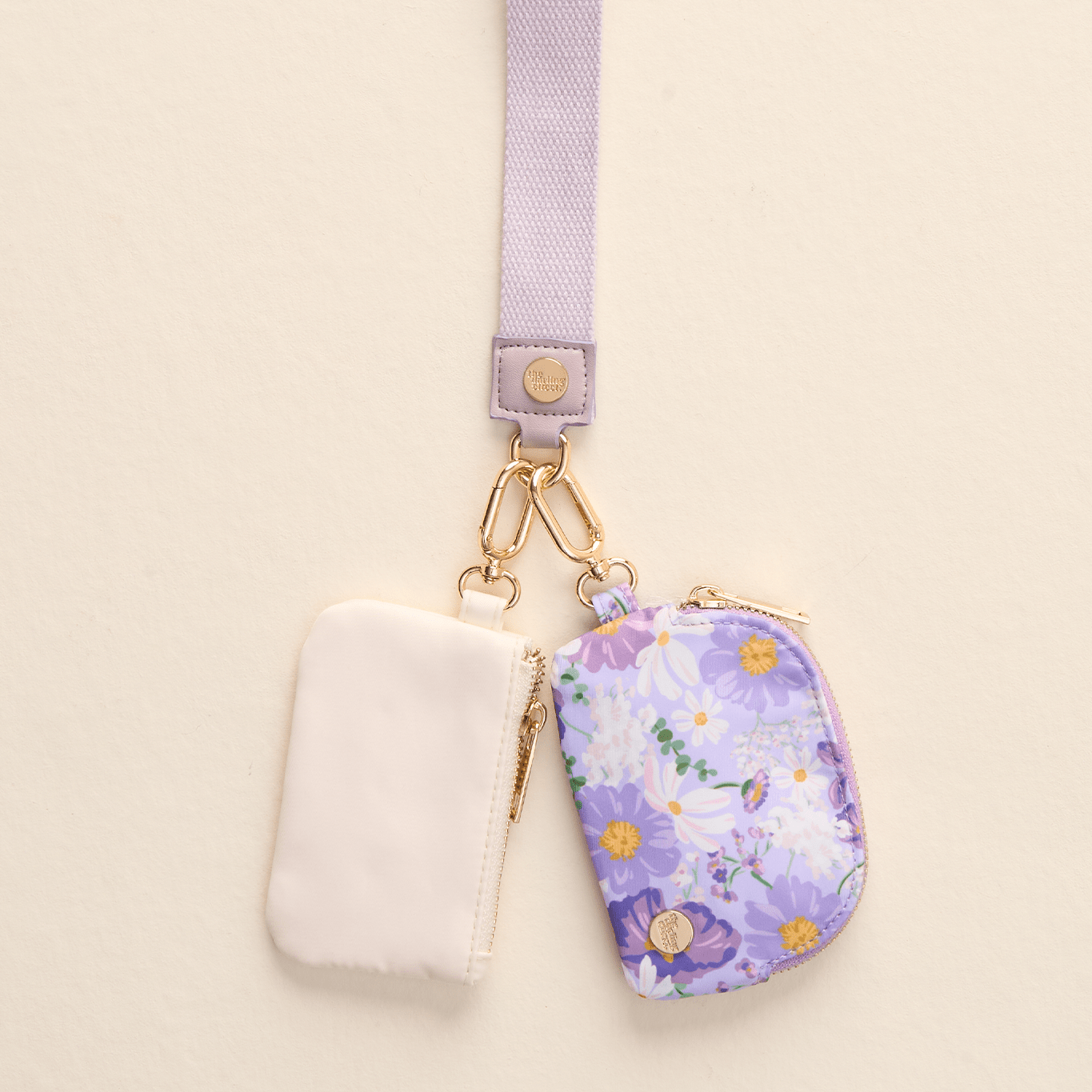 Bouquet Beauty Purple Dynamic Duo Pouch Wristlet – The Darling Effect