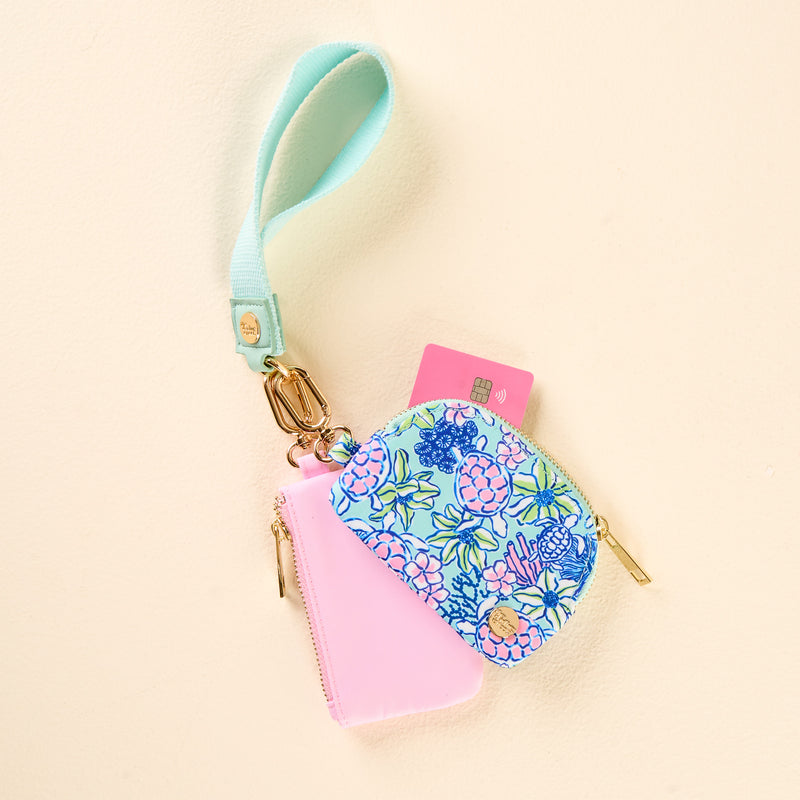 Coastal Cove Dynamic Duo Pouch Wristlet