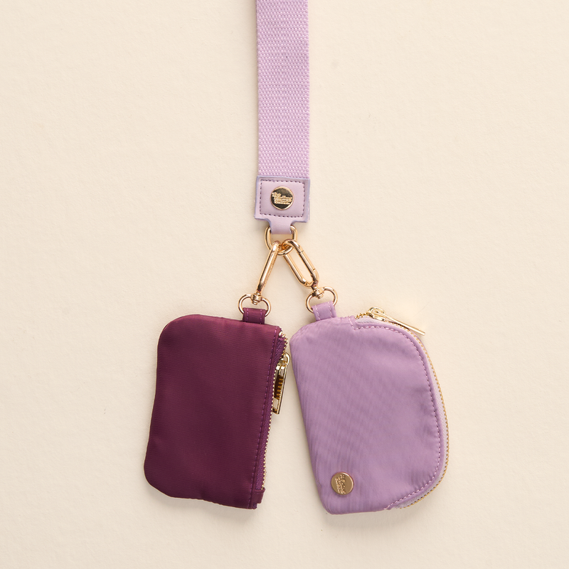 Lilac Dynamic Duo Pouch Wristlet