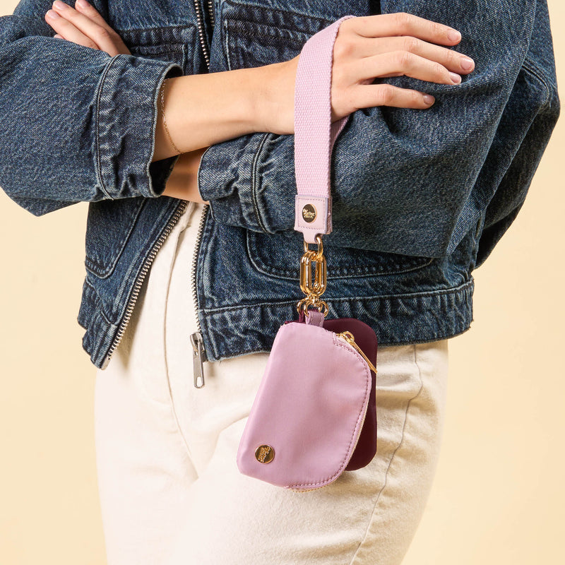 Lilac Dynamic Duo Pouch Wristlet