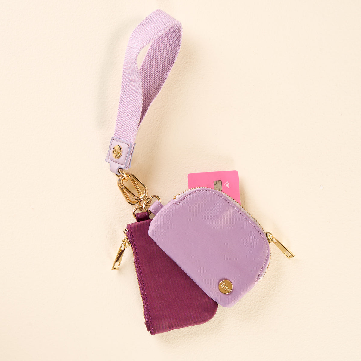 Lilac Dynamic Duo Pouch Wristlet