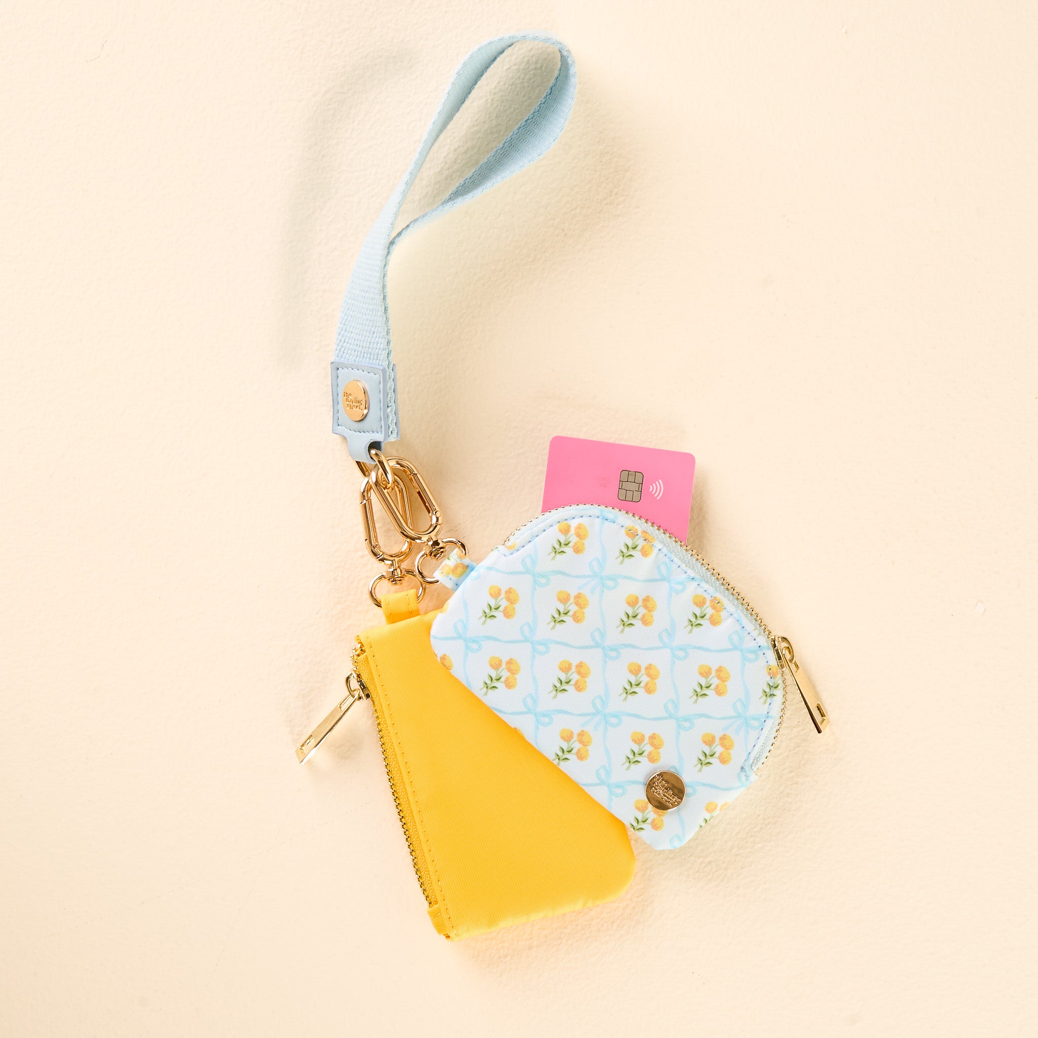 Marigold Lane Blue Dynamic Duo Pouch Wristlet – The Darling