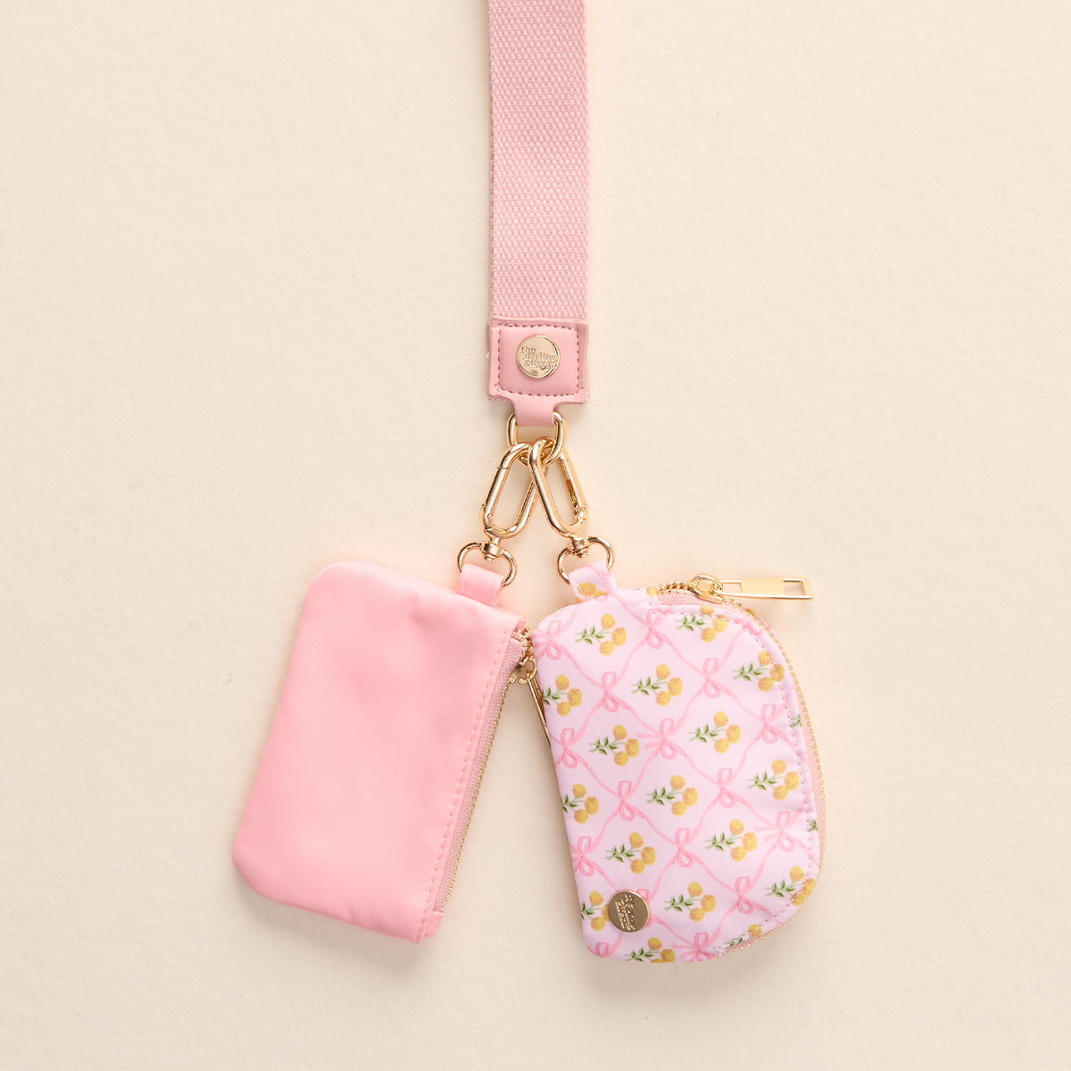 Marigold Lane Pink Dynamic Duo Pouch Wristlet