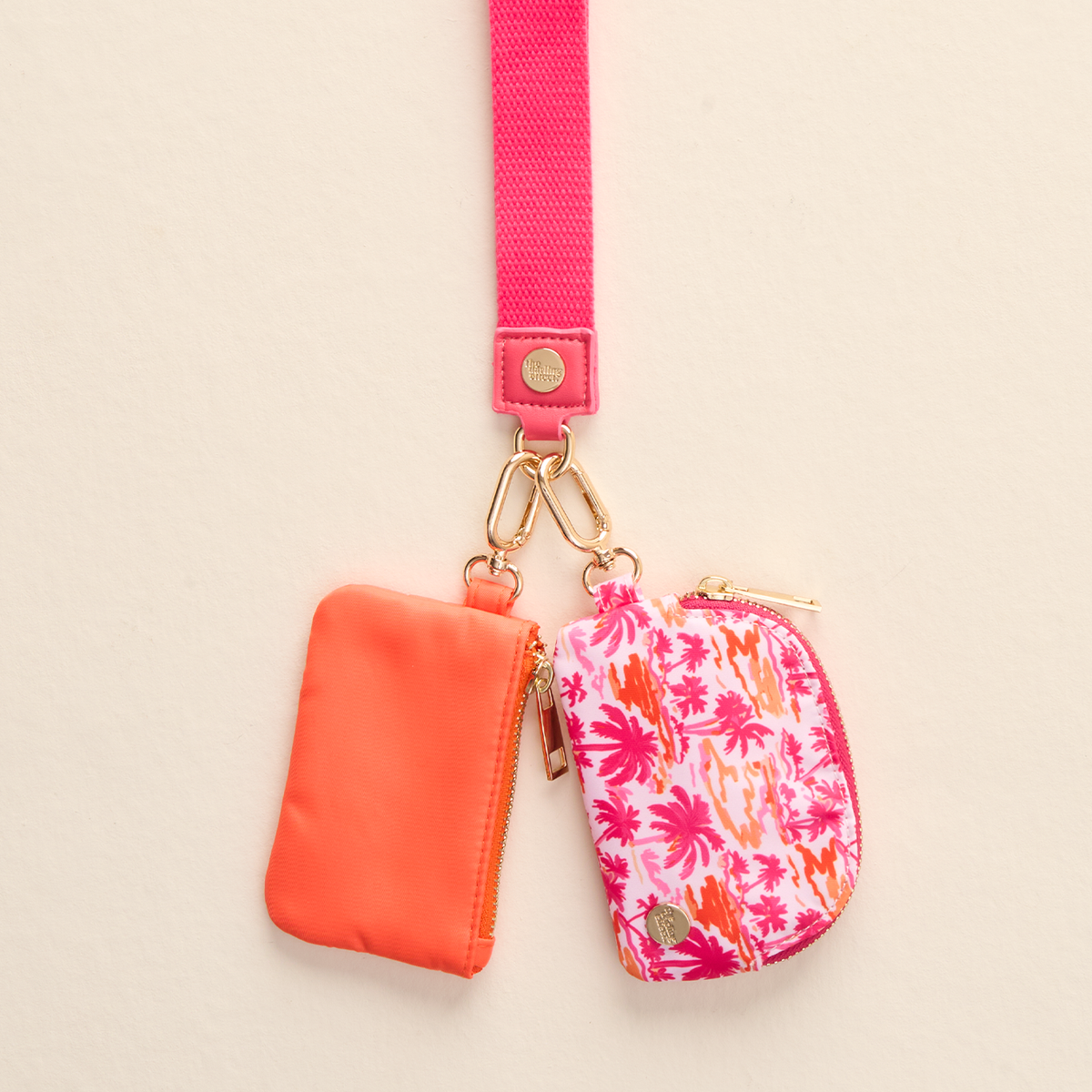 Paradise Palms Dynamic Duo Pouch Wristlet