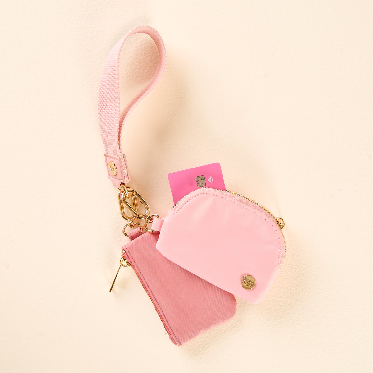 Rose Dynamic Duo Pouch Wristlet