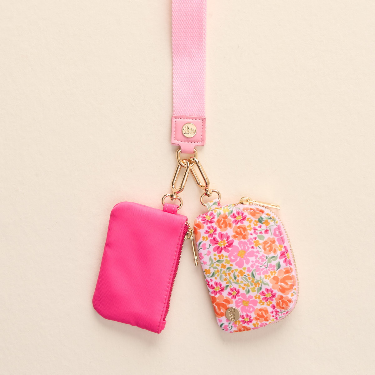 Secret Garden Pink Dynamic Duo Pouch Wristlet