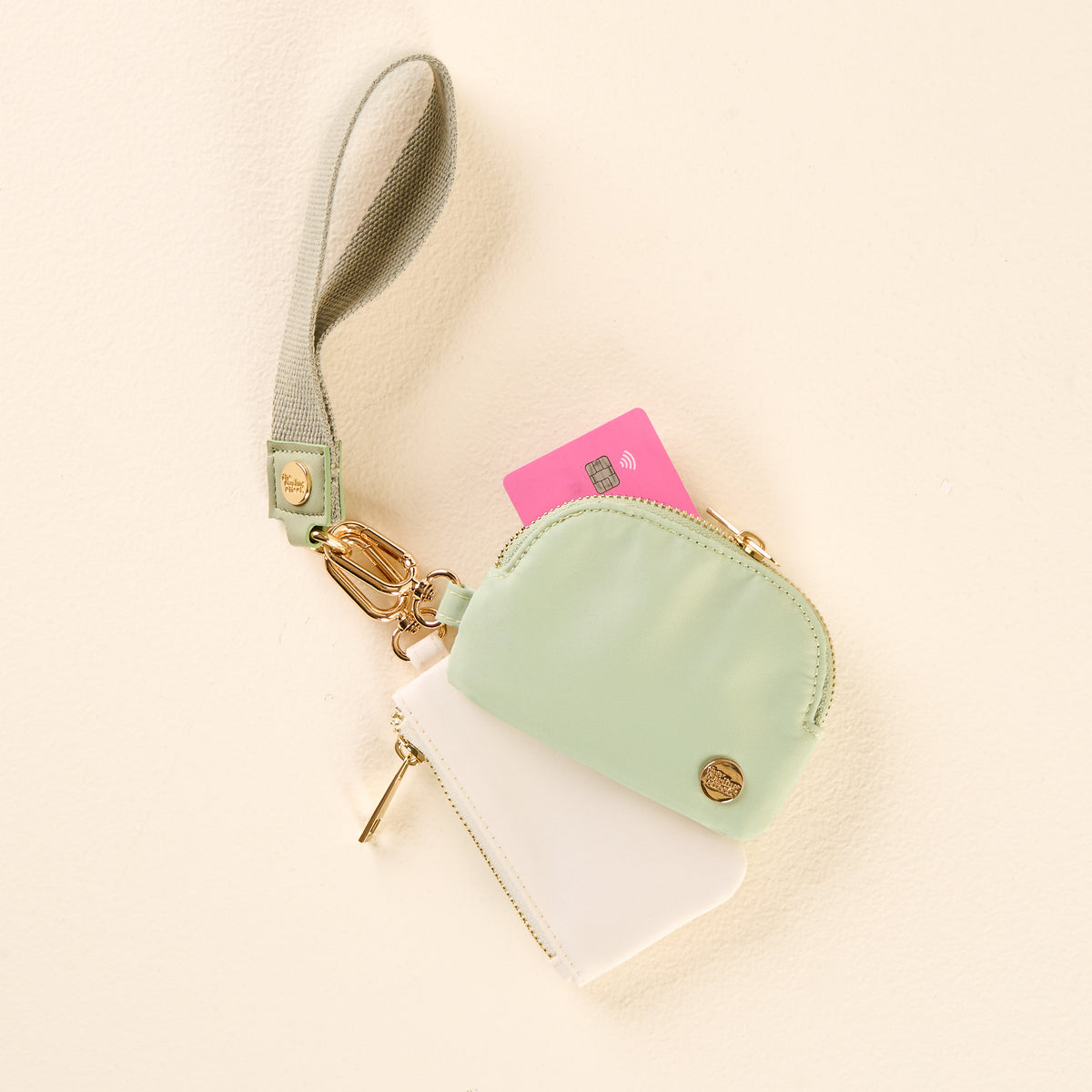 Sage Dynamic Duo Pouch Wristlet