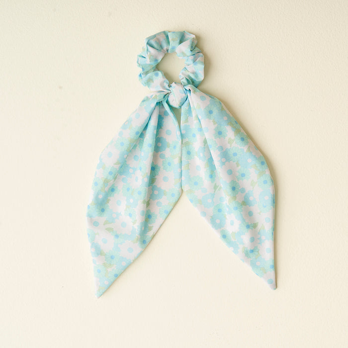 Daisy Craze Aqua Hair Scarf