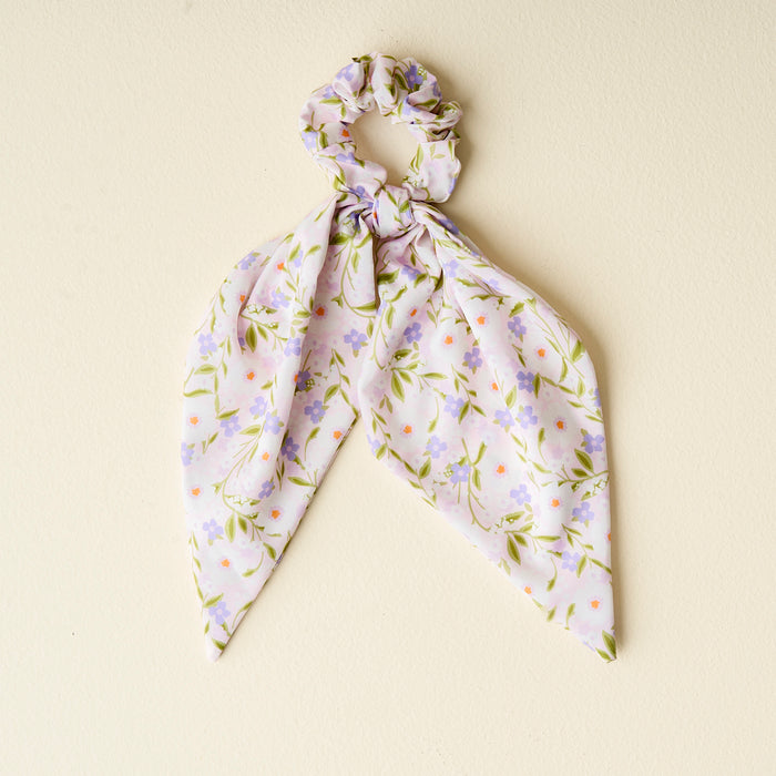 Floral Haven Lilac Hair Scarf
