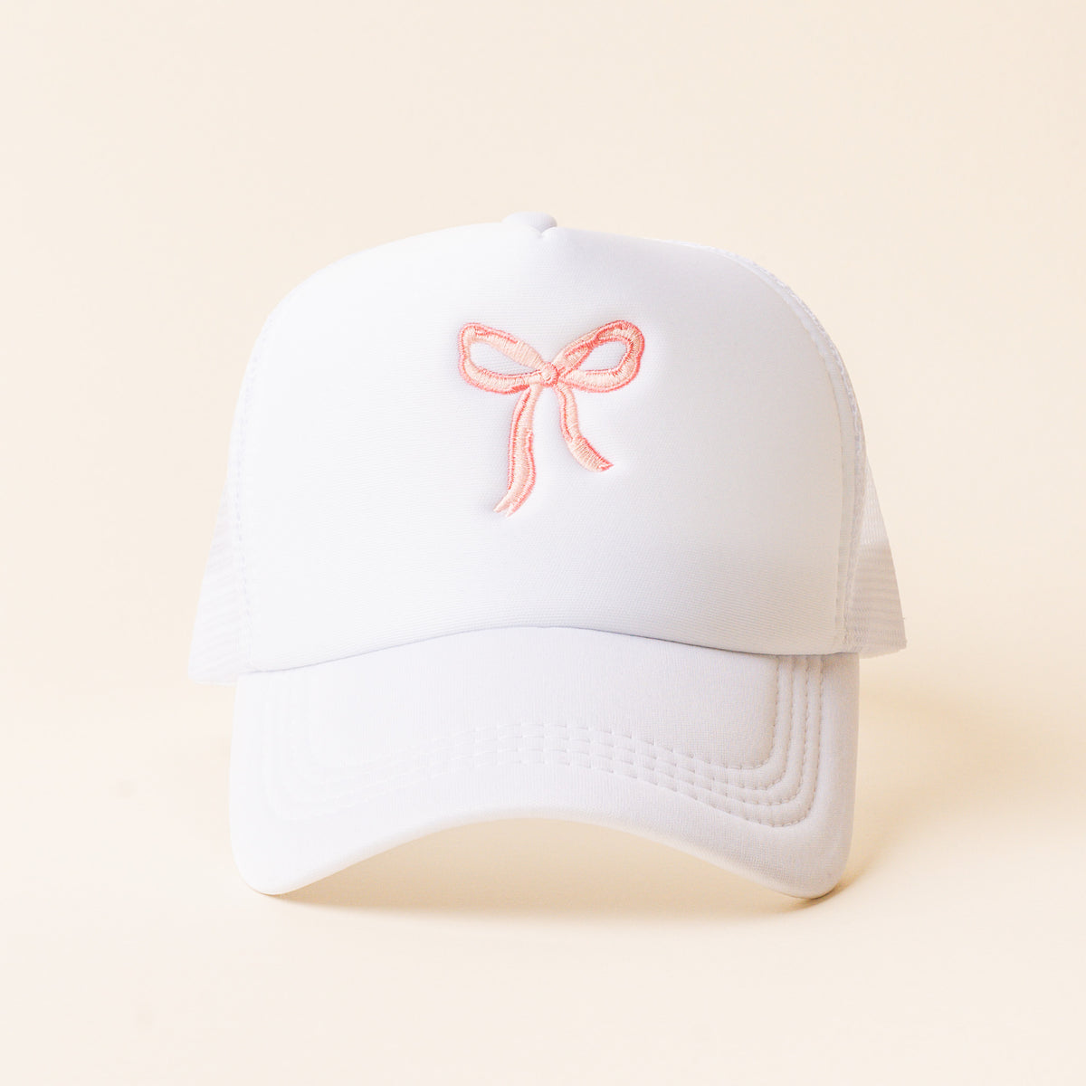 Bow Pink Trucker Hat