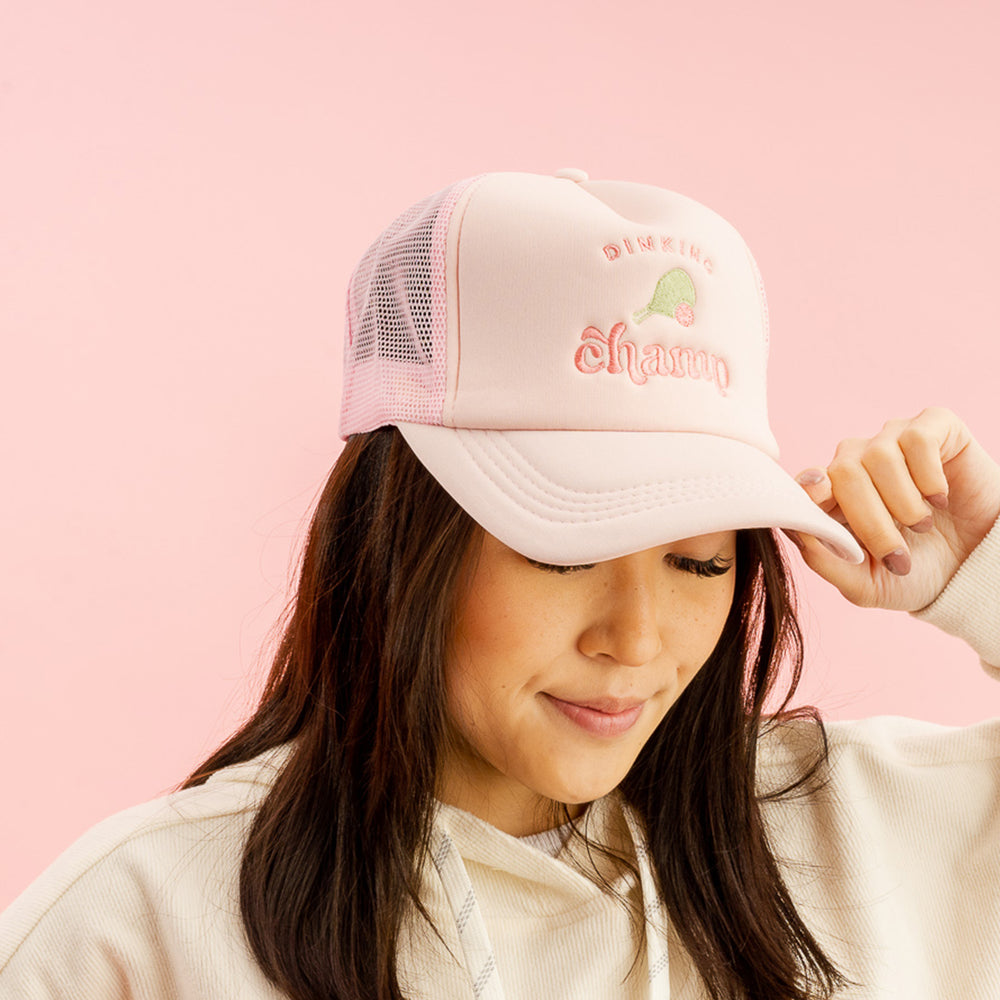 Embroidered Trucker Hat - Dinking Champ