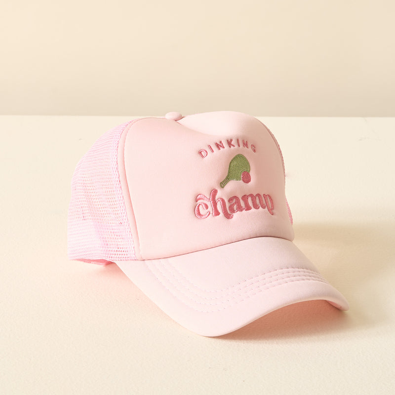 Dinking Champ Embroidered Trucker Hat