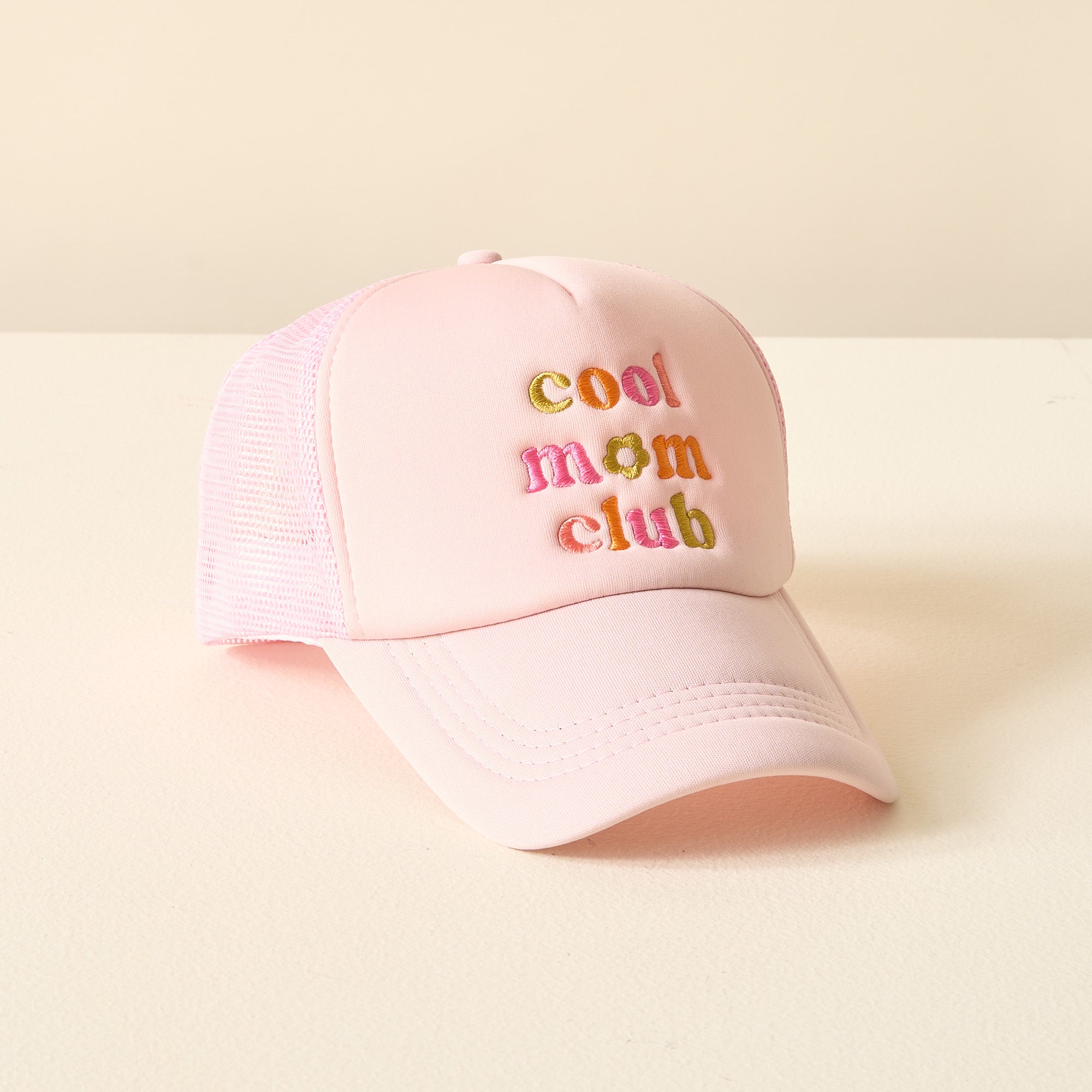 Embroidered Trucker Hat - Cool Mom Club
