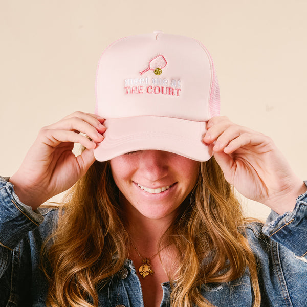 Meet Me at the Court Trucker Hat