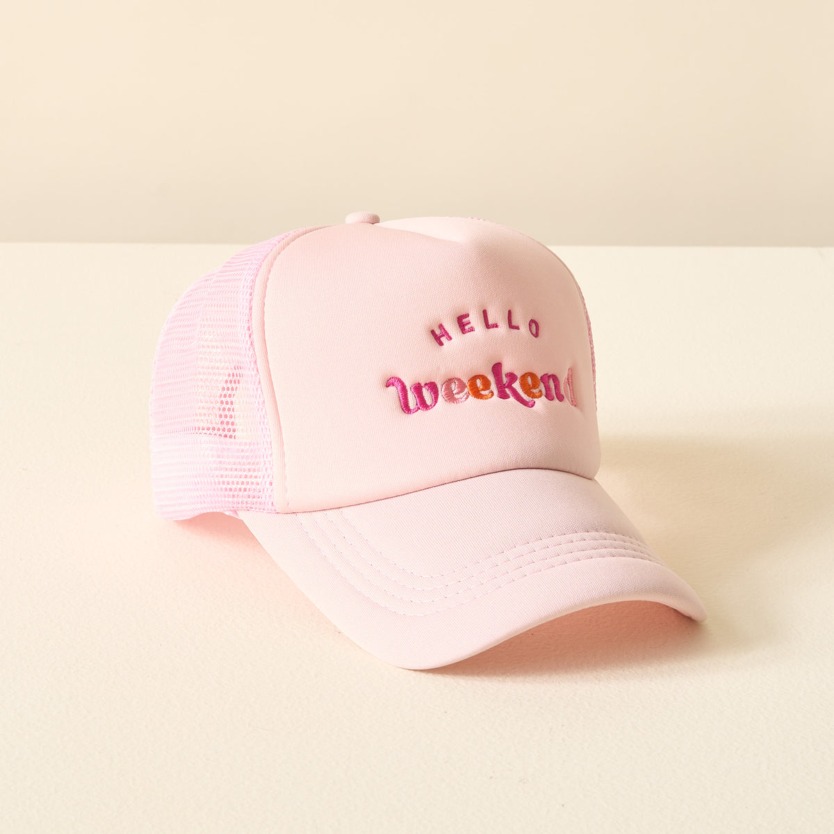 Hello Weekend Trucker Hat