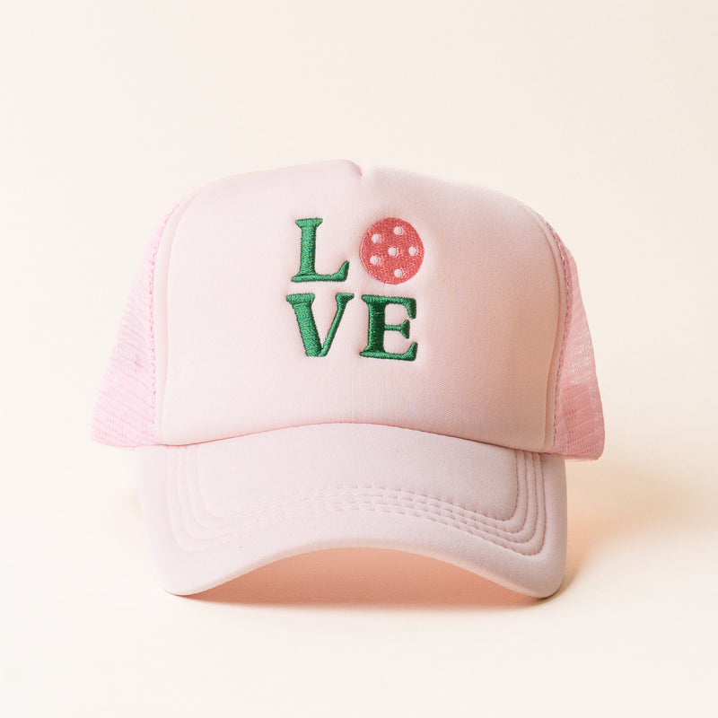 LOVE Pickleball Trucker Hat