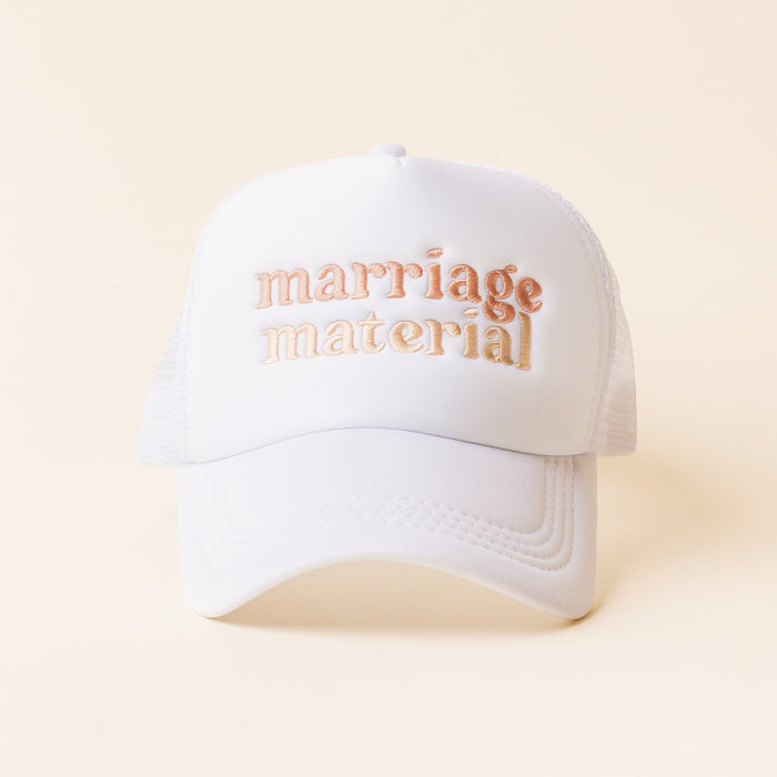 Marriage Material Trucker Hat