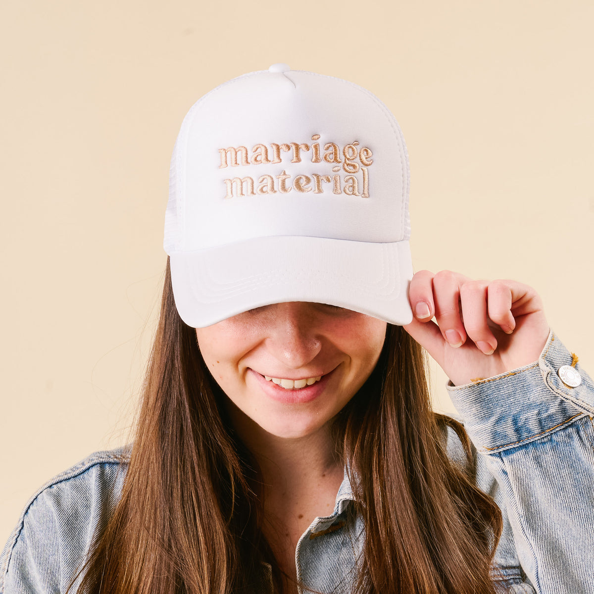 Marriage Material Trucker Hat