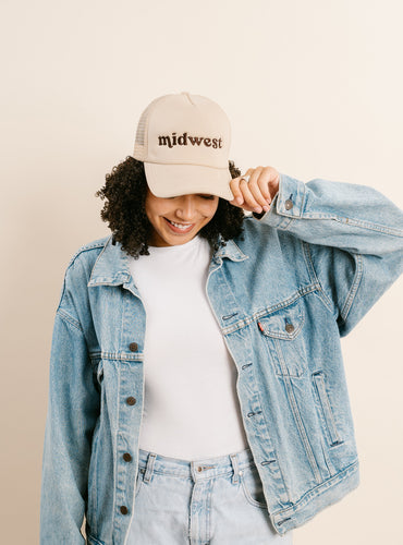 Embroidered Trucker Hat - Midwest