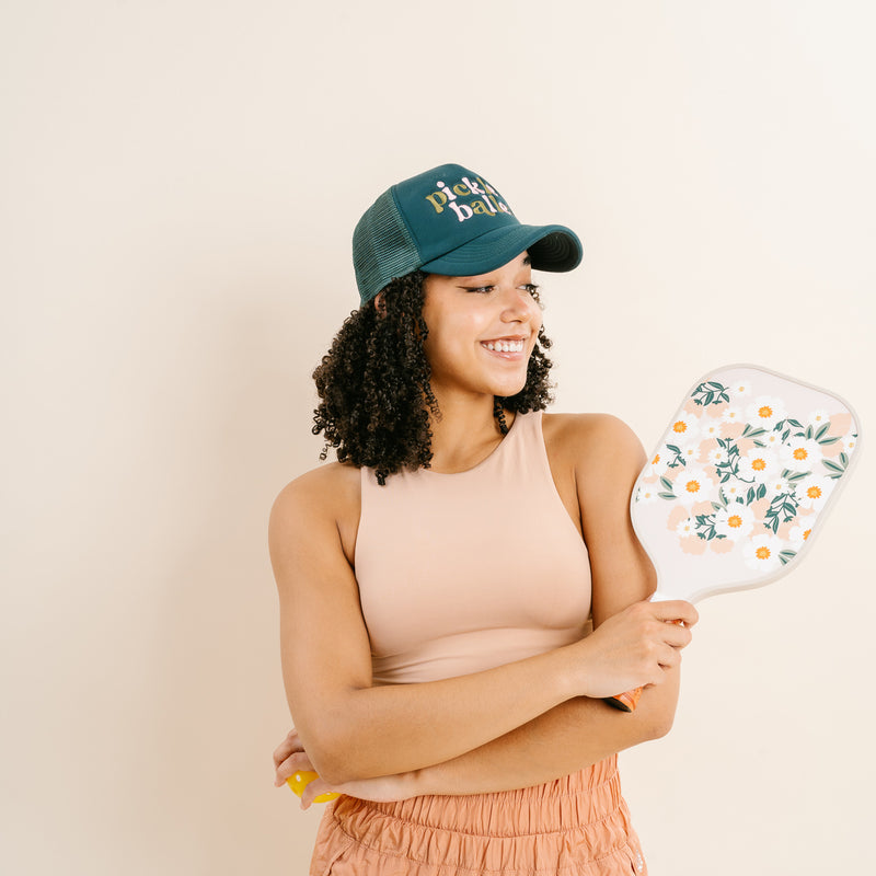 Pickleballer Embroidered Trucker Hat