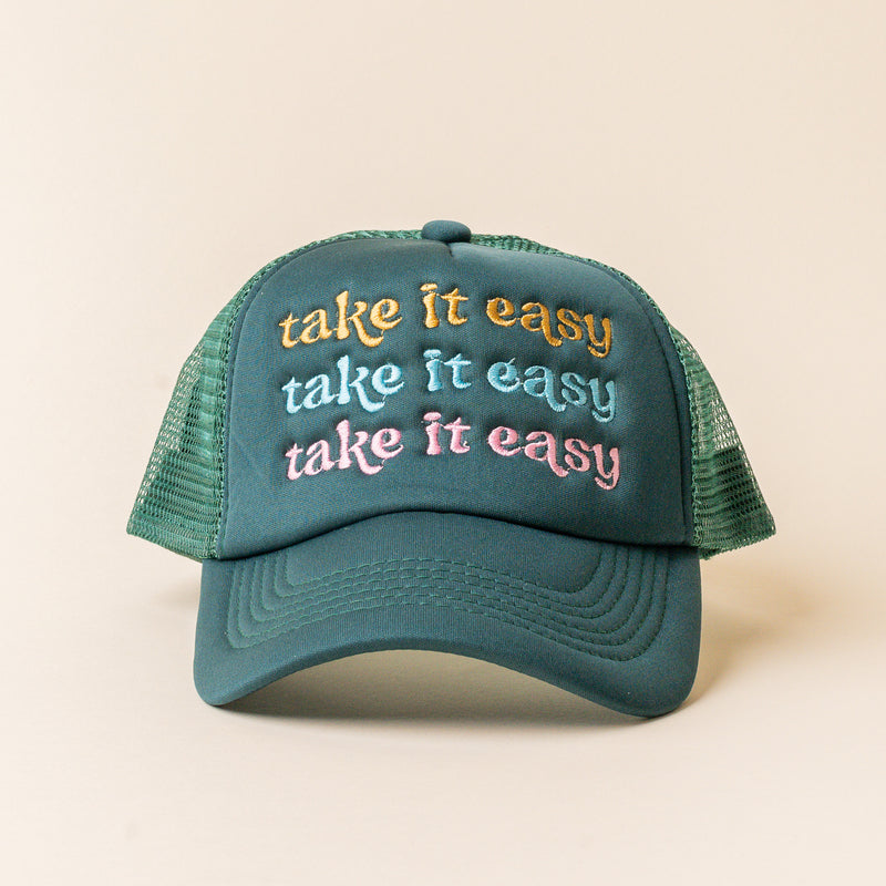 Take it Easy Trckr Hat