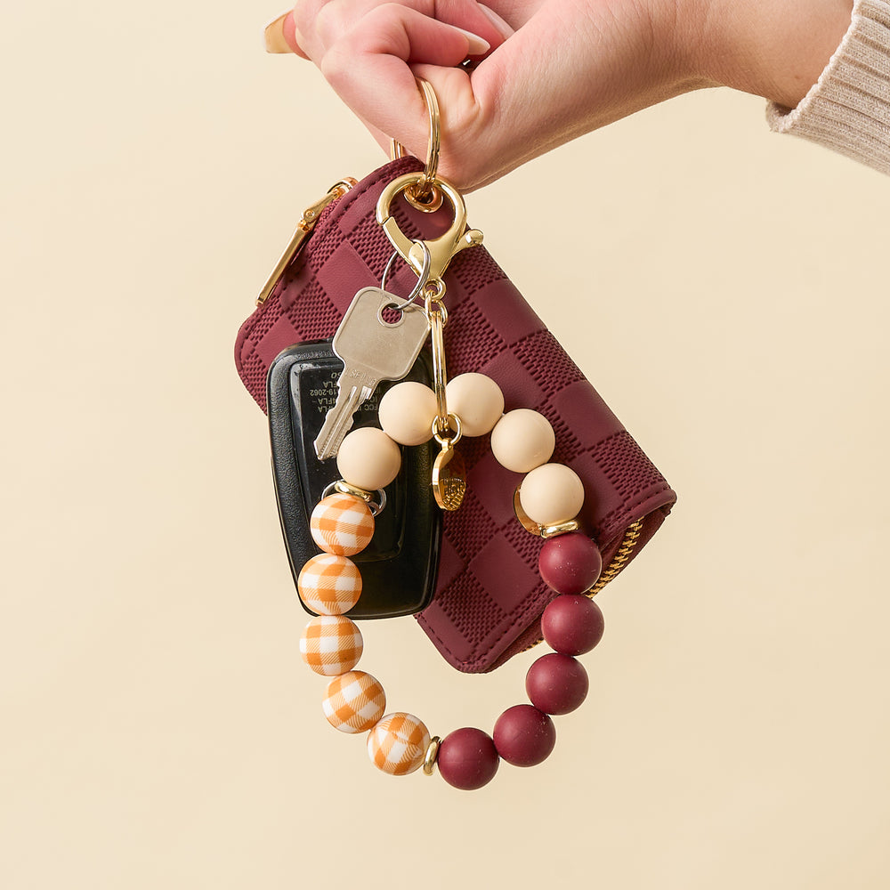 Fall Hands-Free Keychain Wristlet