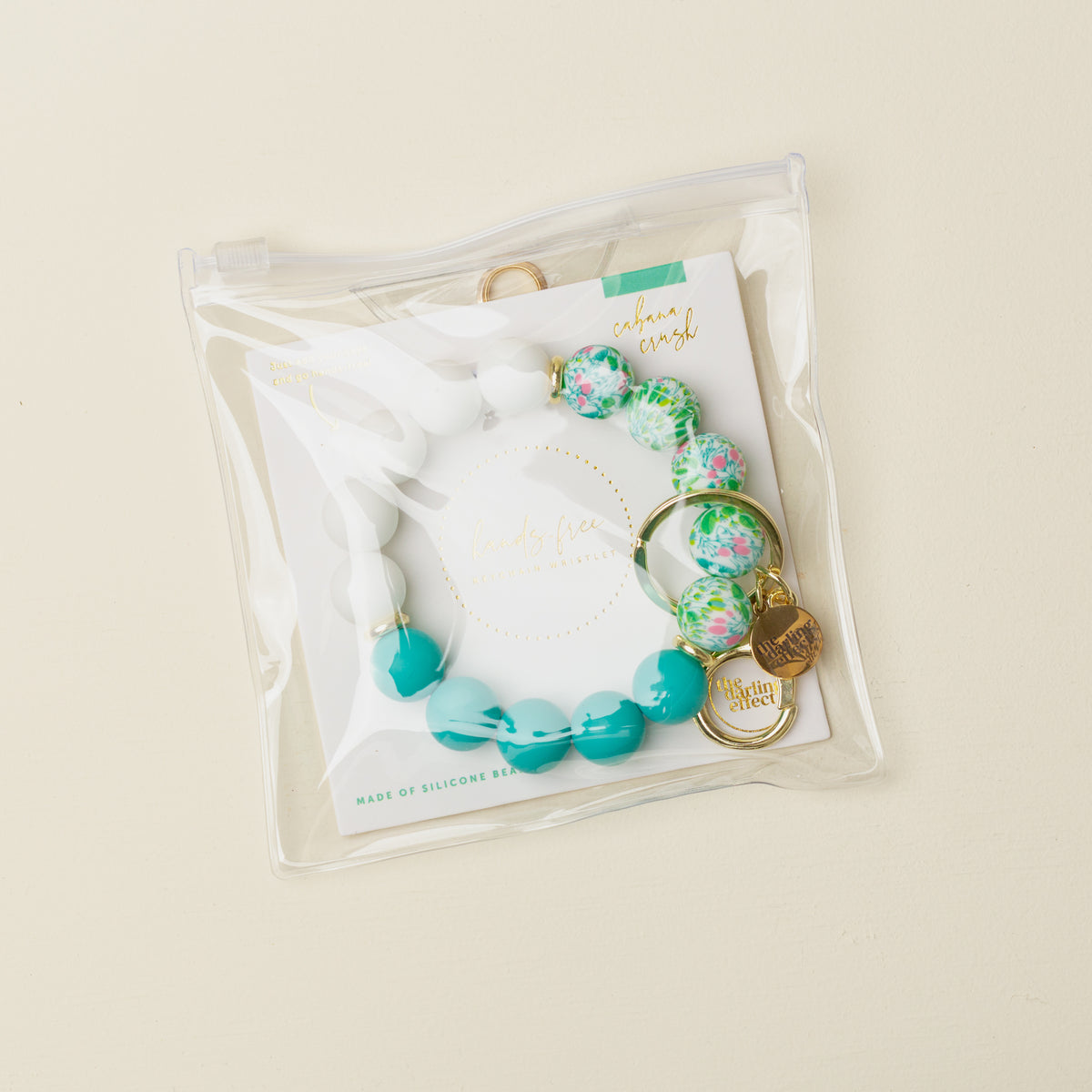Cabana Crush Hands-Free Keychain Wristlet