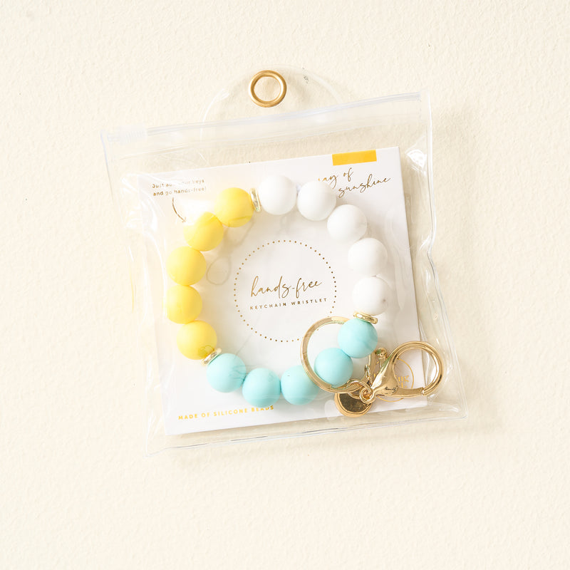 Ray of Sunshine Hands-Free Keychain Wristlet