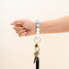 Hands-Free Keychain Wristlet - Winter Shimmer