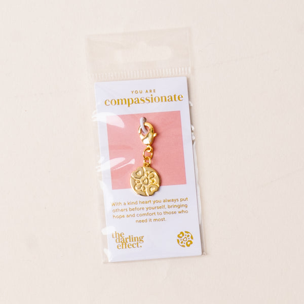 Compassionate Jewelry Trait Charm Gold