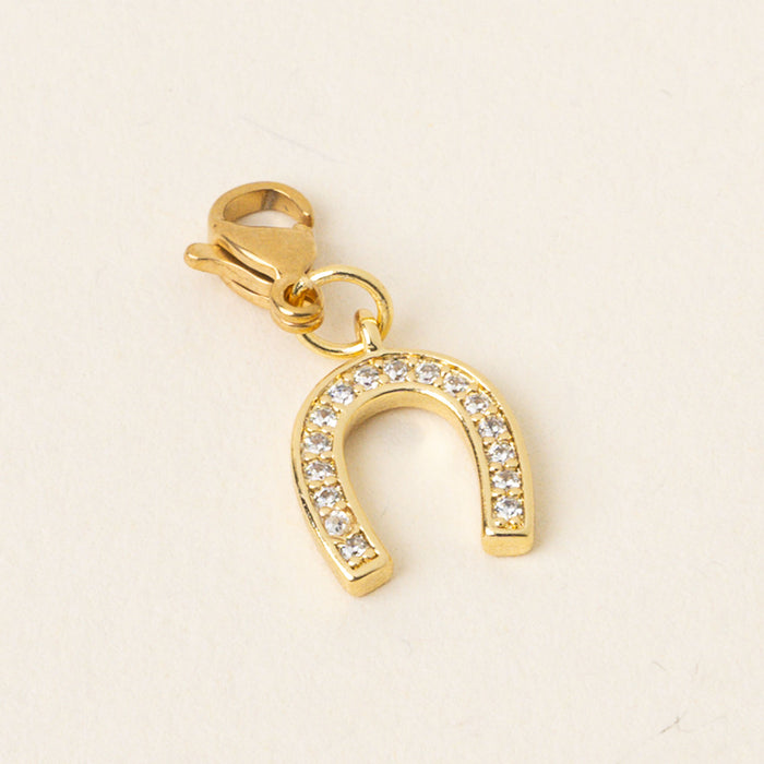 Horseshoe Jewelry Charm Gold