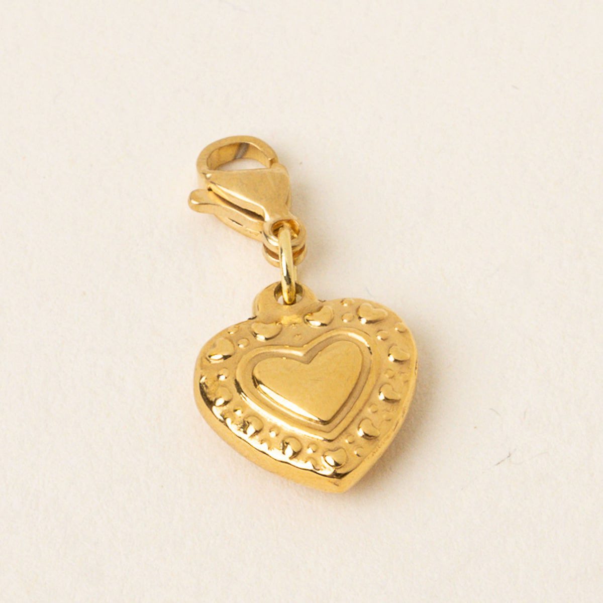 Heart Jewelry Charm Gold