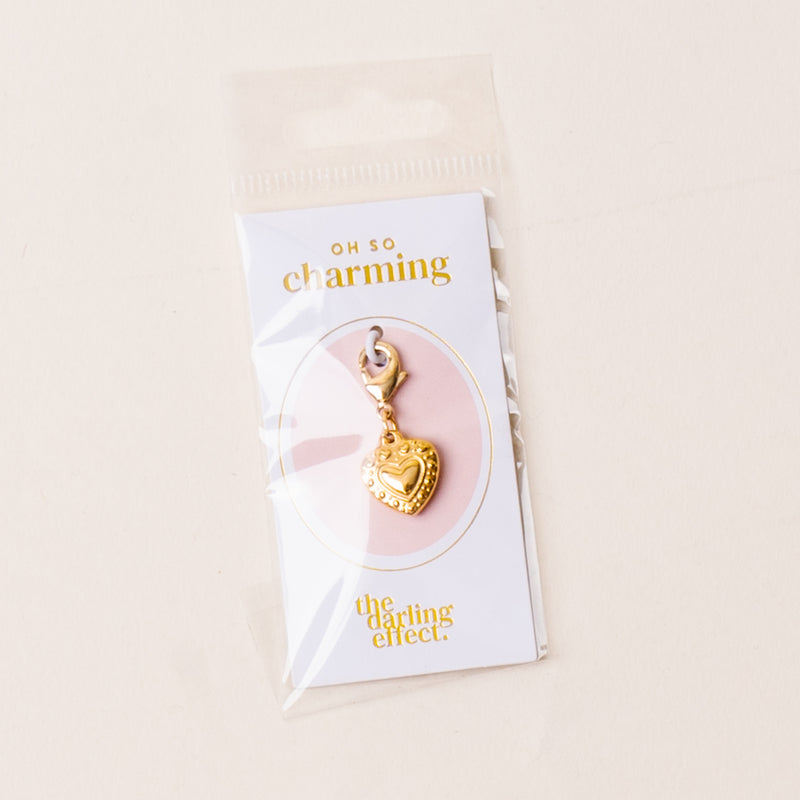 Heart Jewelry Charm Gold