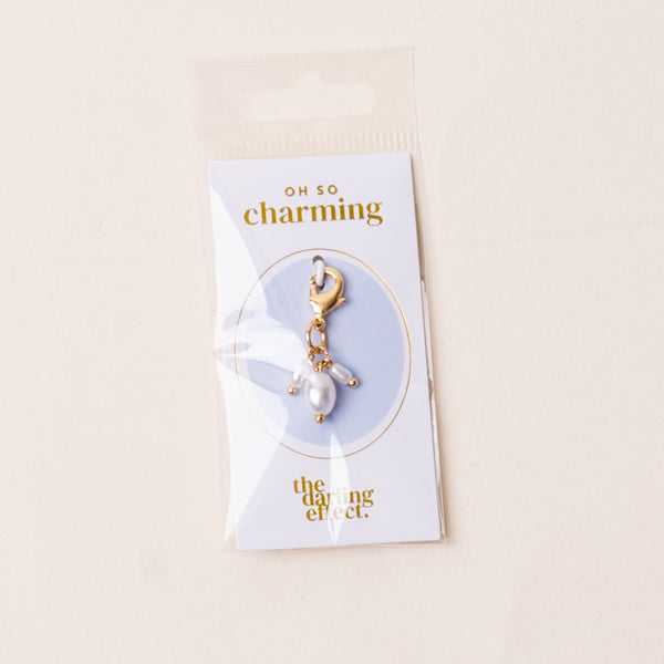 Pearl Trio Jewelry Charm Gold