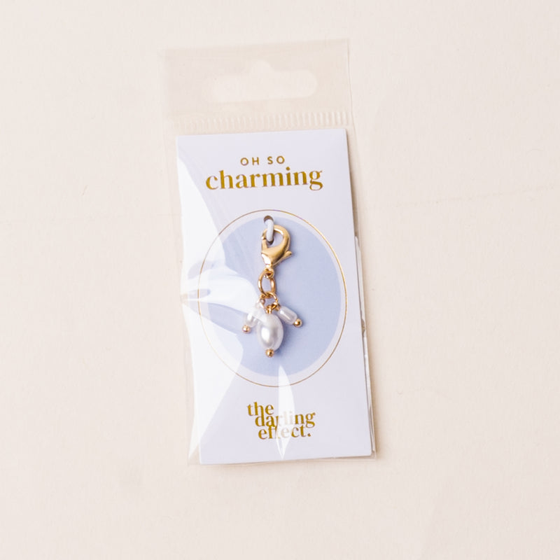 Pearl Trio Jewelry Charm Gold