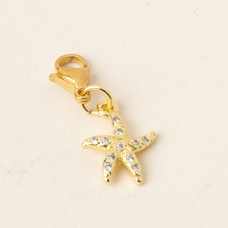 Starfish Jewelry Charm Gold