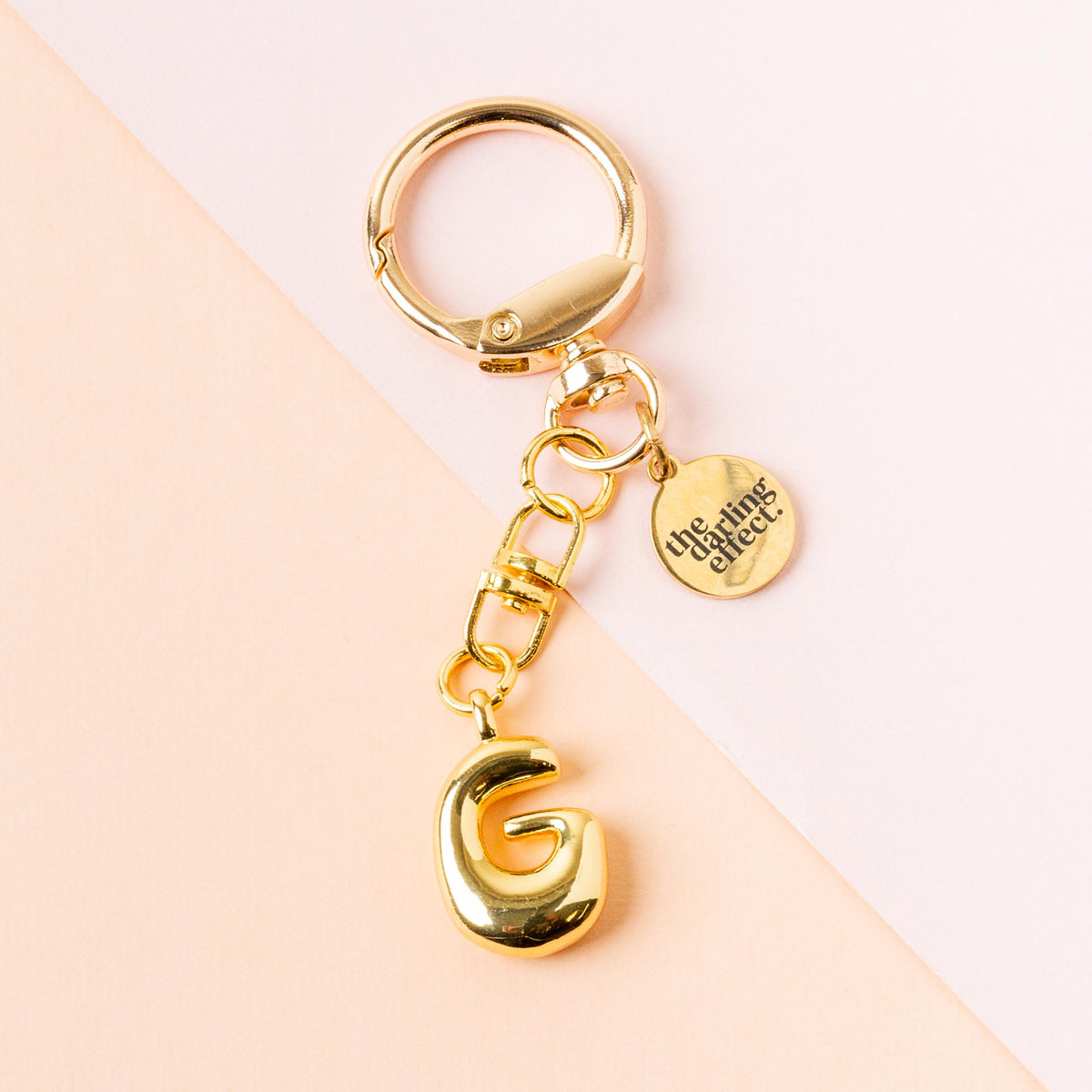 G Bubble Letter Keychain Bag Charm