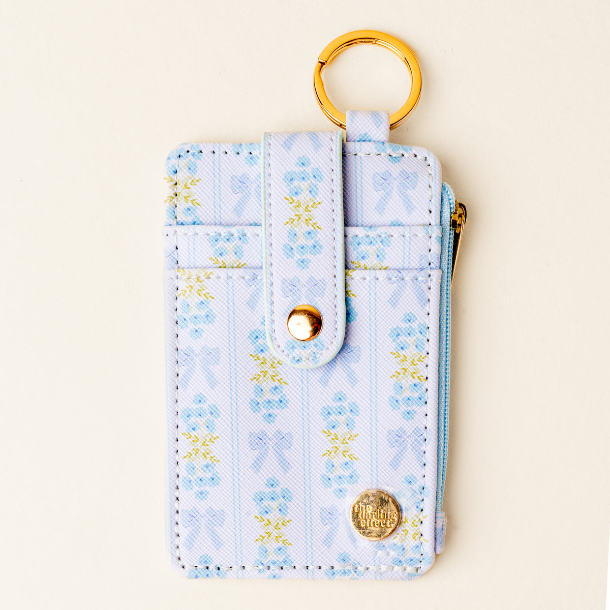 Oh So Fancy Blue Keychain Wallet