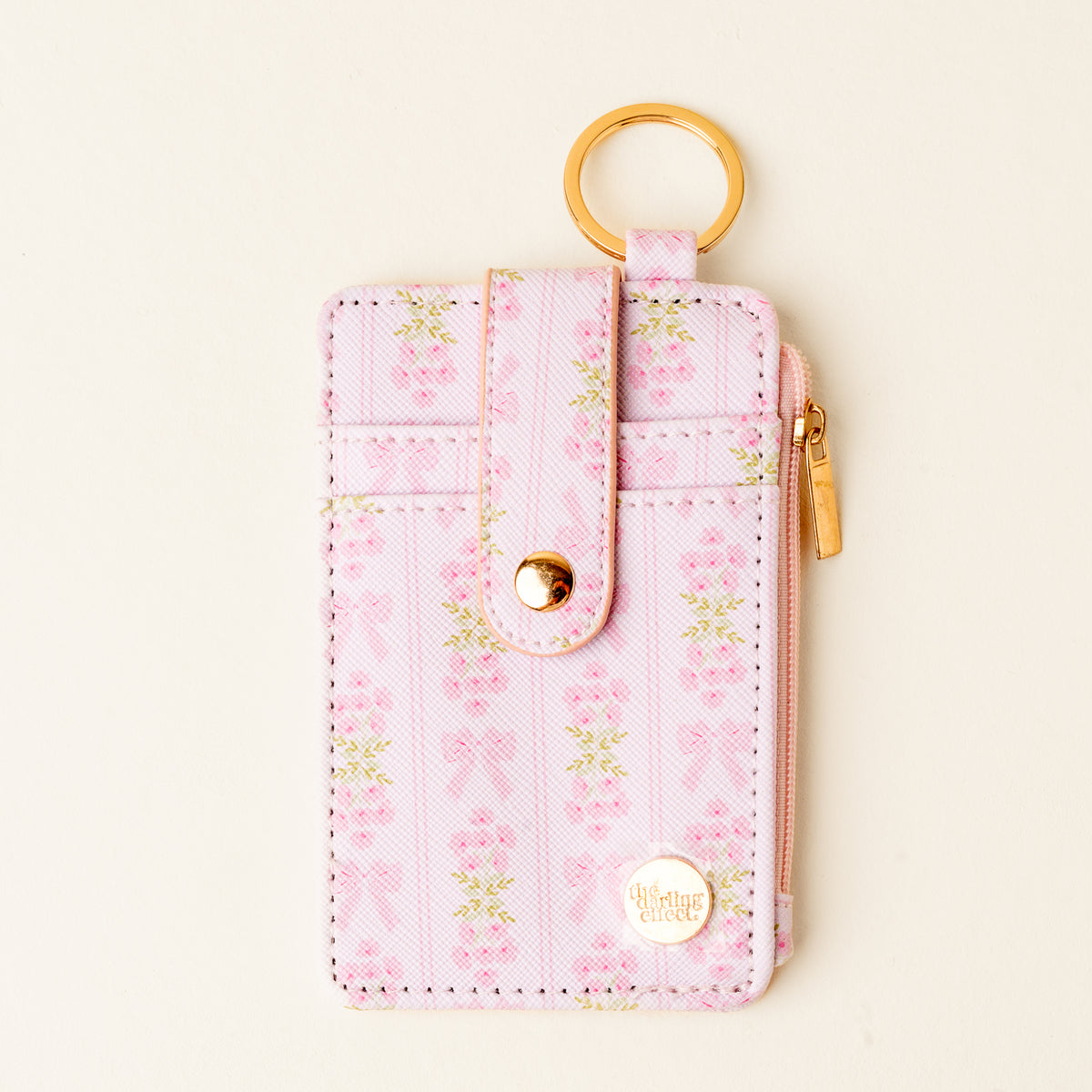 Oh So Fancy Pink Keychain Wallet