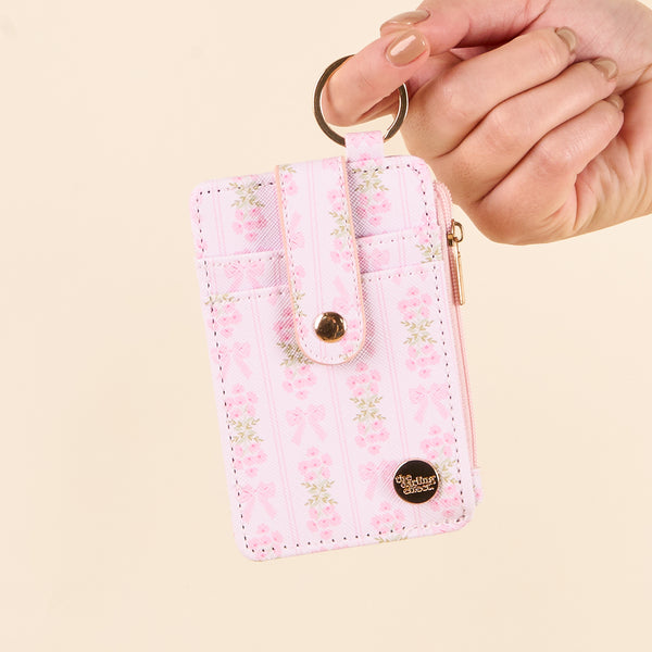 Oh So Fancy Pink Keychain Wallet