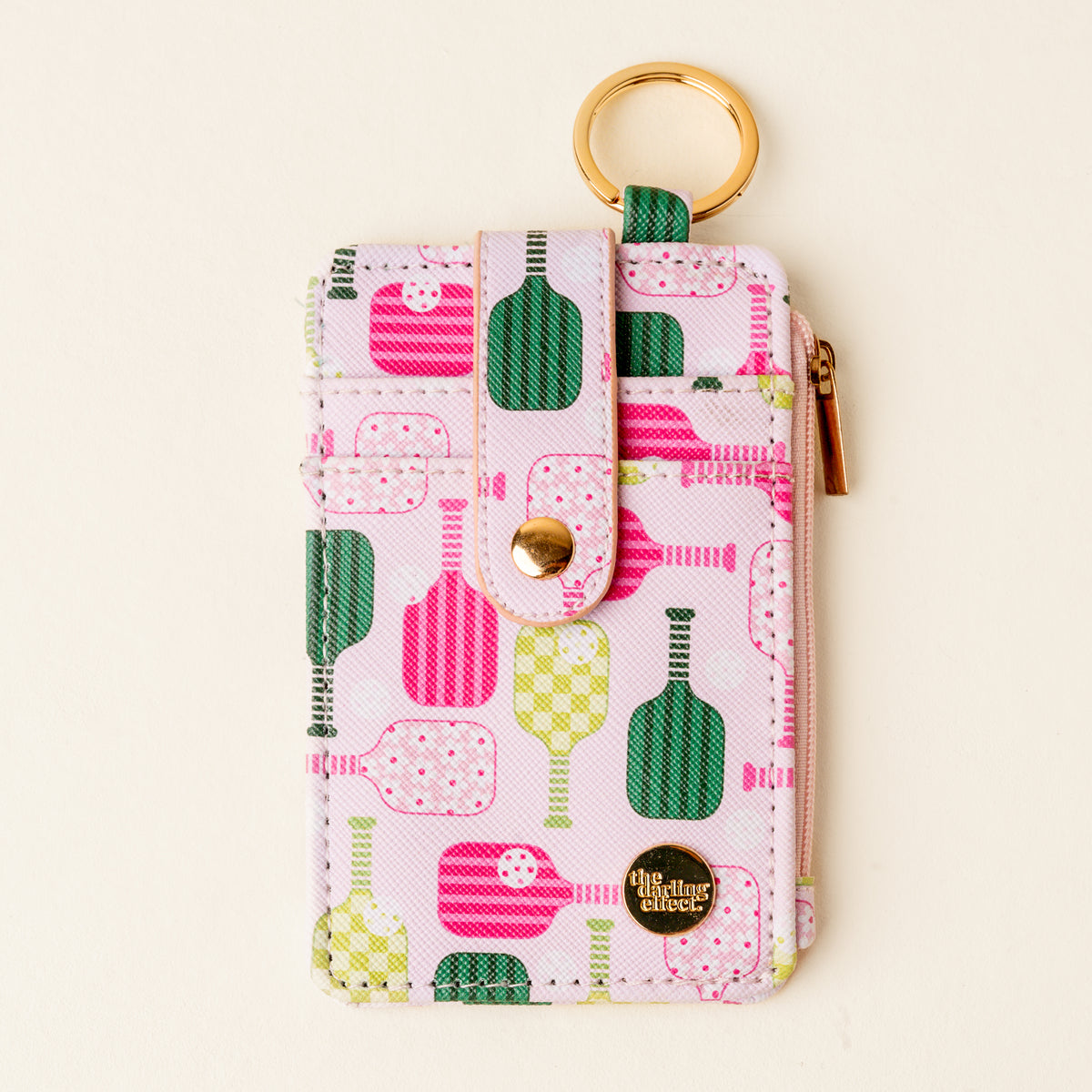 Pickleball Party Keychain Wallet