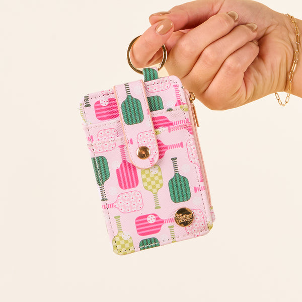 Pickleball Party Keychain Wallet