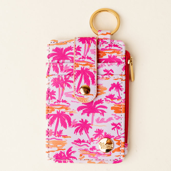 Paradise Palms Keychain Wallet