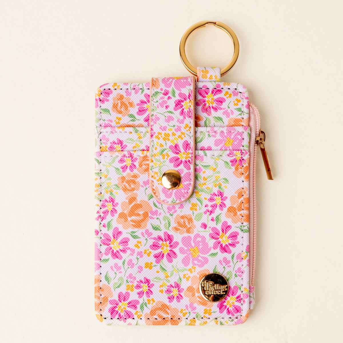 Secret Garden Pink Keychain Wallet