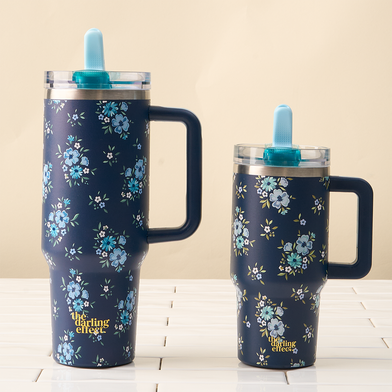 Endless Daydream Navy 40 oz Lifestyle Flip Straw Tumbler