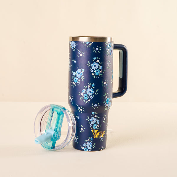 Endless Daydream Navy 40 oz Lifestyle Flip Straw Tumbler