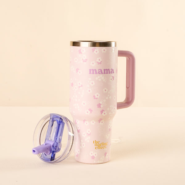 Mama Lilac 40 oz Lifestyle Flip Straw Tumbler