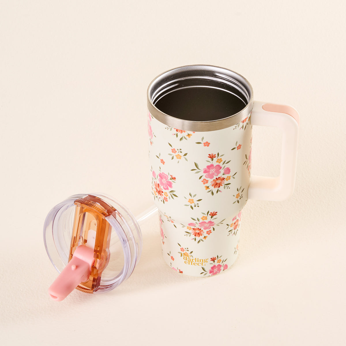 Endless Daydream Cream 20 oz Lifestyle Flip Straw Tumbler