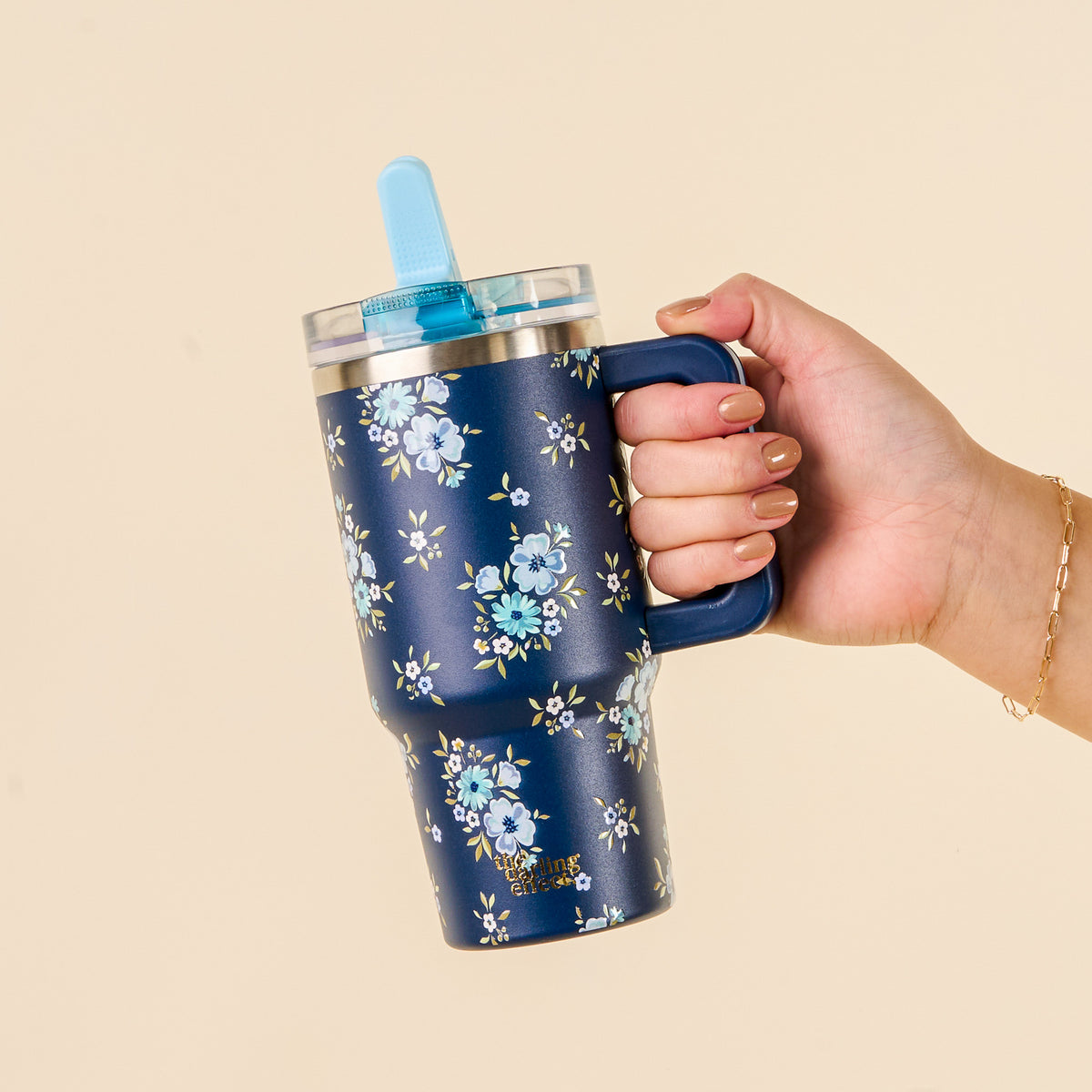 Endless Daydream Navy 20 oz Lifestyle Flip Straw Tumbler