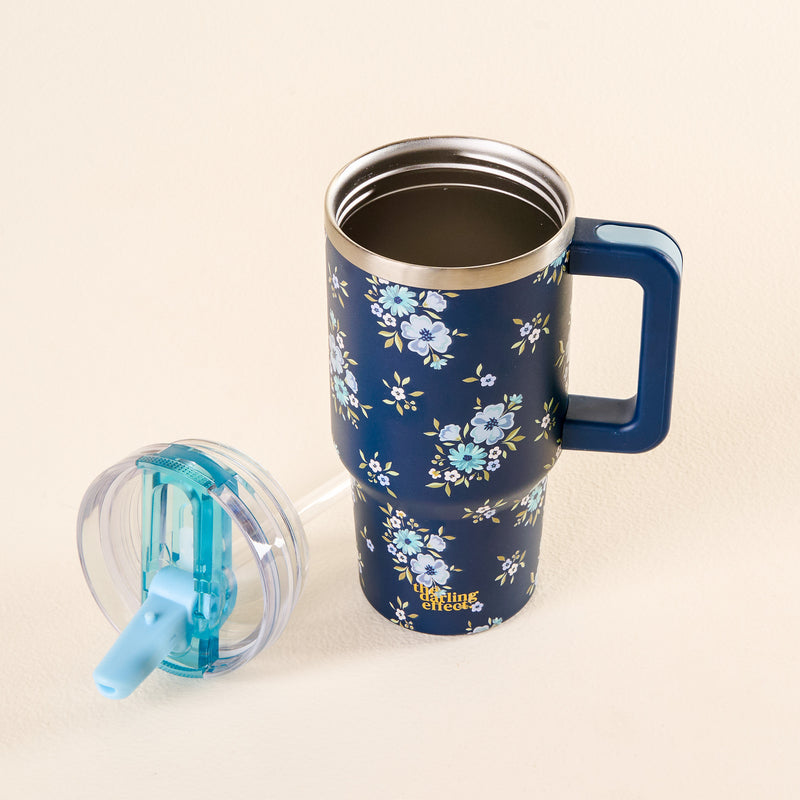 Endless Daydream Navy 20 oz Lifestyle Flip Straw Tumbler